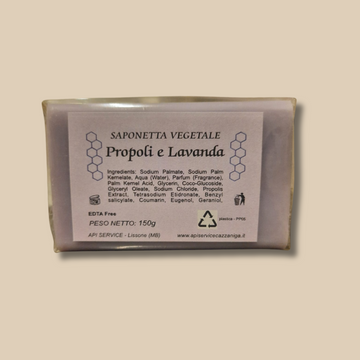 Saponetta vegetale propoli e lavanda